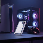SanDisk Extreme Portable SSD connected to PlayStation 5 console setup.

1TB 2TB