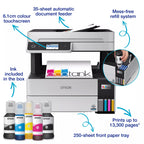 Epson EcoTank L6460 A4 Multifunction Wi-Fi Ink Tank Printer – Print, Scan, Copy, Fax with ADF & Auto Duplex Business Printer