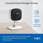 Tapo C100 Home Security Wi-Fi Camera – 1080p Smart Indoor Camera with Motion Detection, Night Vision, Two-Way Audio & Smart Alerts