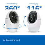 Tapo C260 Pan/Tilt AI Home Security Wi-Fi Camera – 4K 8MP Smart Indoor Camera with Face Recognition, 360° Coverage, Color Night Vision & Privacy Mode