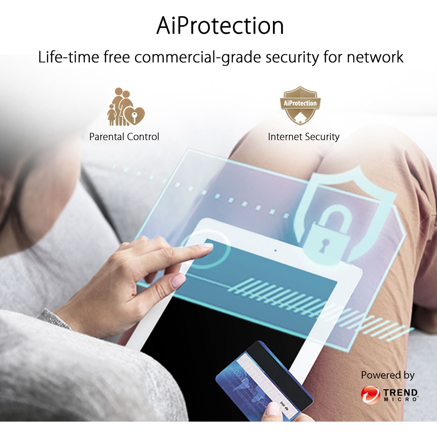Asus ZenWiFi XD6 AX5400 Whole-Home Dual-Band Mesh WiFi 6 System (2-Pack, White)