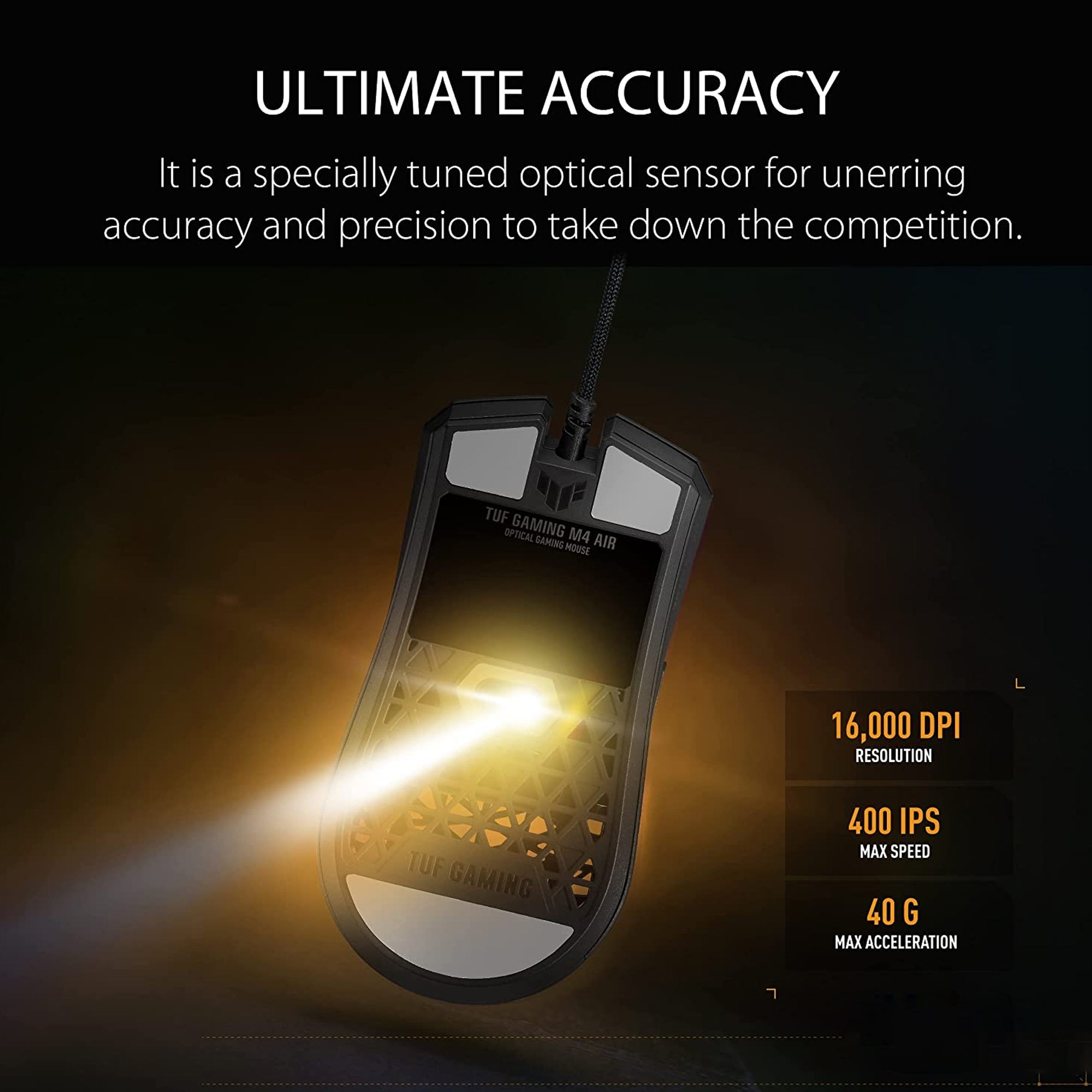 ASUS TUF Gaming M4 Air Lightweight Gaming Mouse