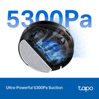Tapo RV20 Max Plus Robot Vacuum & Mop – 5300Pa Suction with MagSlim™ LiDAR Navigation & Auto-Empty Dock