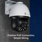 TP-Link VIGI C540 4MP Outdoor Full-Color Pan Tilt Network Camera