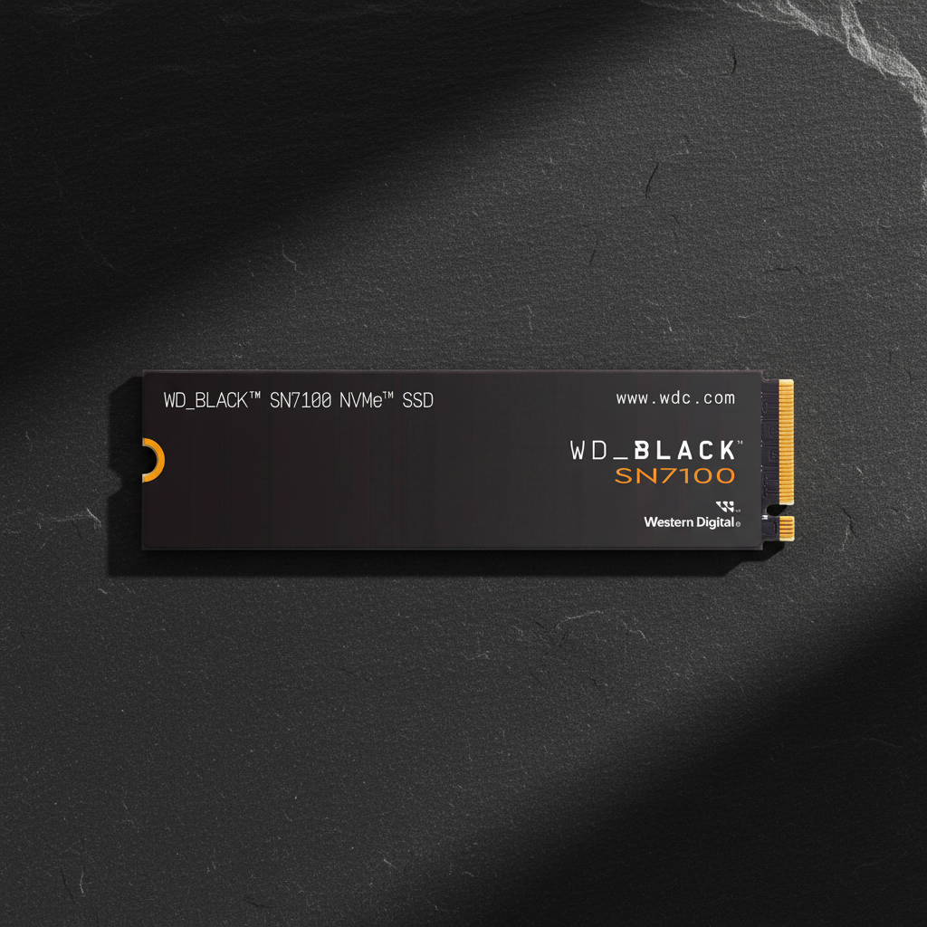 SanDisk WD Black SN7100 NVMe SSD PCIe Gen4 internal solid state drive designed for high-speed gaming performance and fast data transfer.

500GB 1TB 2TB