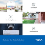 Tapo C310 Outdoor Security Wi-Fi Camera – 3MP Ultra HD Surveillance Camera with Night Vision up to 98 ft, Motion Detection & Two-Way Audio