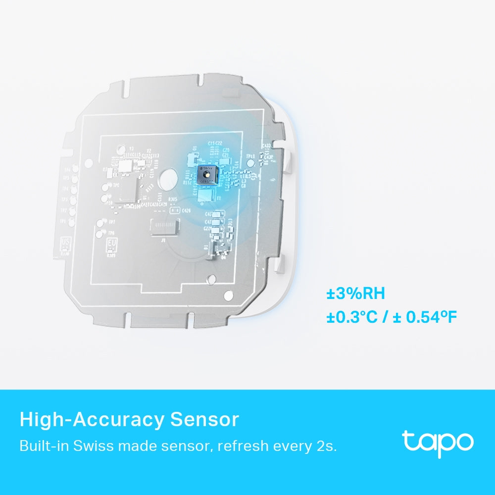 Tapo T315 Smart Temperature & Humidity Monitor – WiFi Sensor with App Alerts & Smart Home Integration
