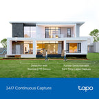 Tapo C630 KIT Solar-Powered Pan/Tilt Security Camera – 3K Wi-Fi Outdoor Smart Camera with AI Tracking & Solar Charging