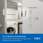 Tapo T110 Smart Contact Sensor – Door & Window Security Sensor with Real-Time Monitoring & Instant Alerts