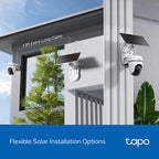 Tapo C610 KIT Solar-Powered Pan/Tilt Security Camera Kit – 2K Smart Outdoor Wi-Fi Camera with Solar Charging, Motion Tracking & Night Vision