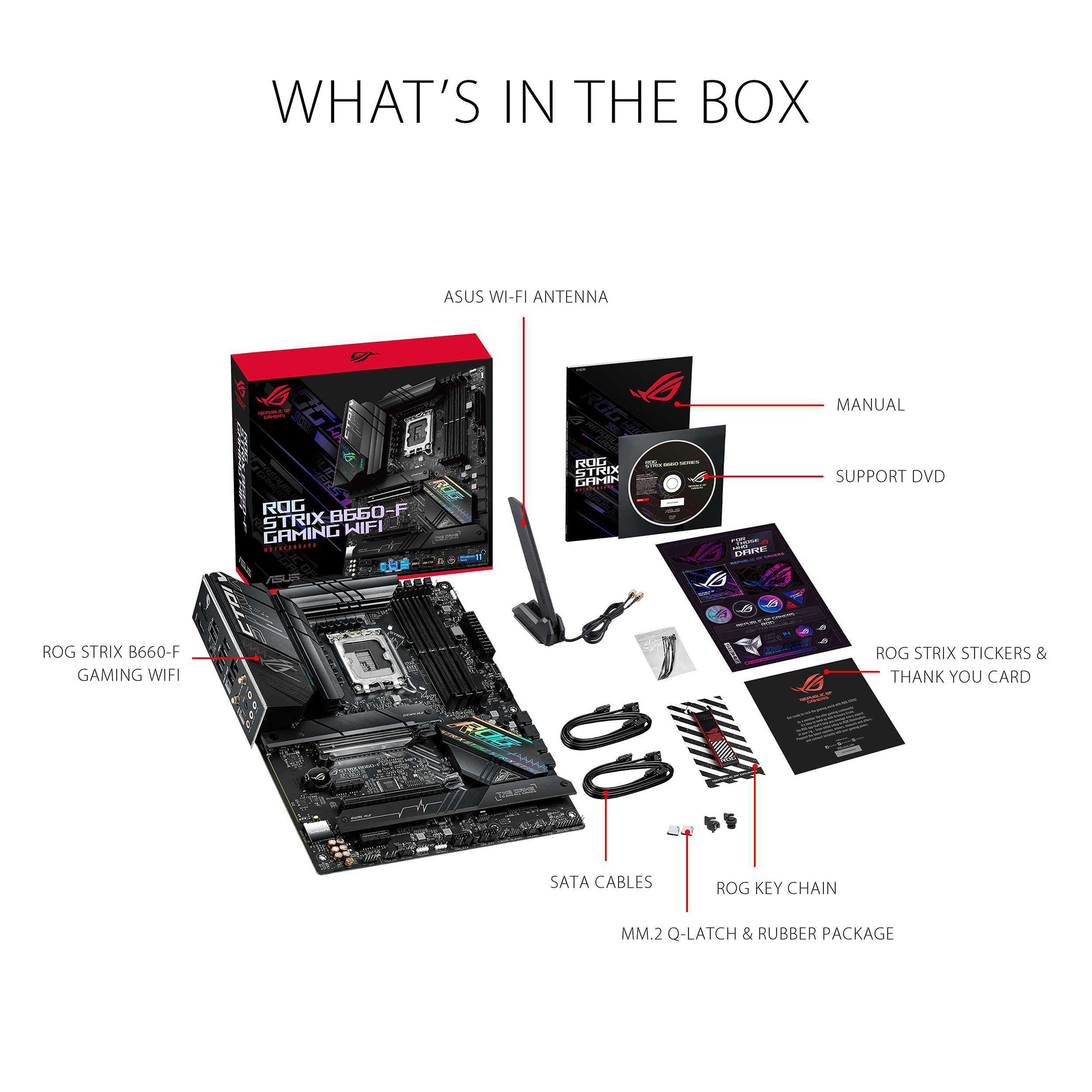 ASUS ROG Strix B660-F Gaming WiFi ATX Motherboard