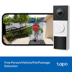 Tapo D210 Video Doorbell Camera – Smart Wi-Fi Door Camera with Motion Detection & App Alerts