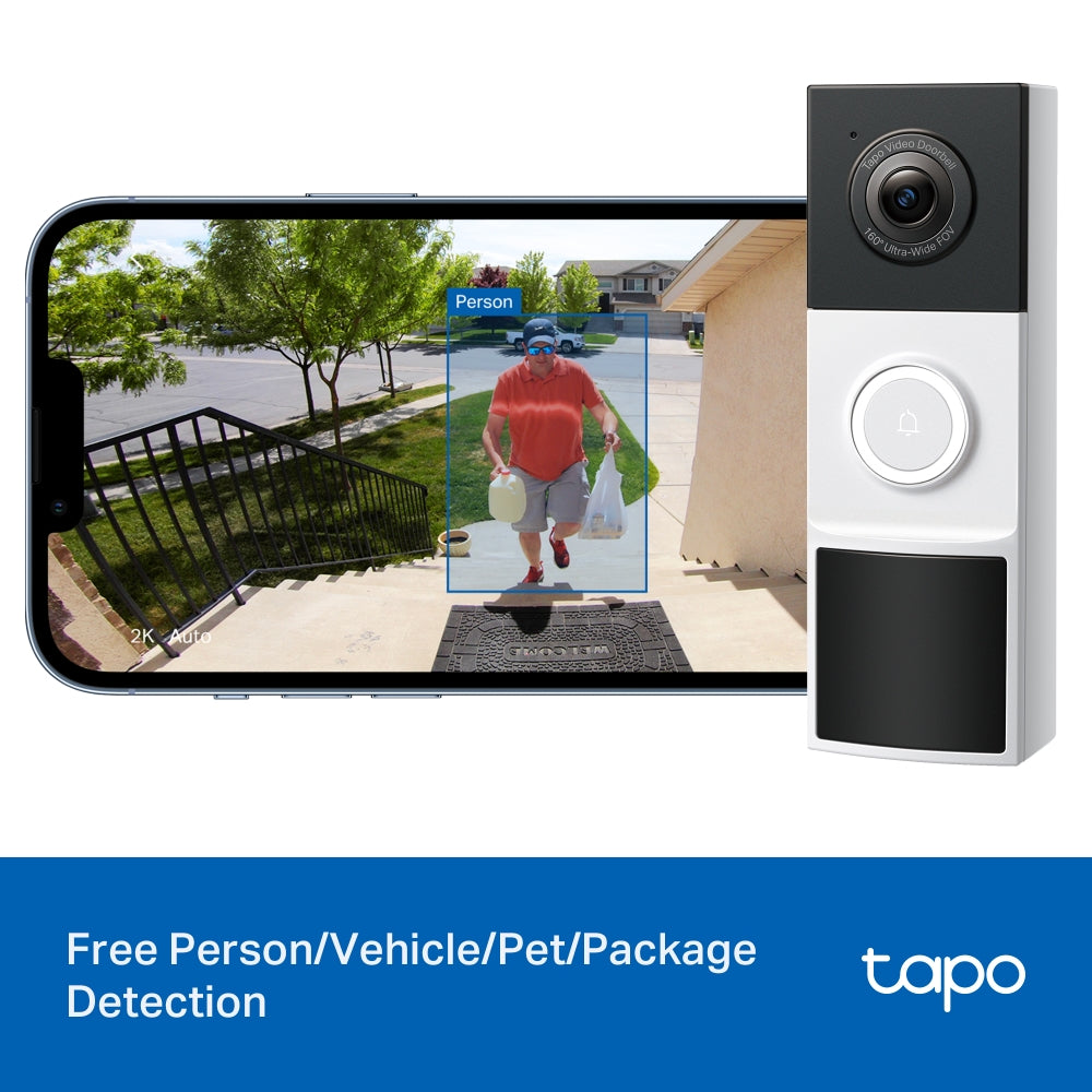 Tapo D210 Video Doorbell Camera – Smart Wi-Fi Door Camera with Motion Detection & App Alerts