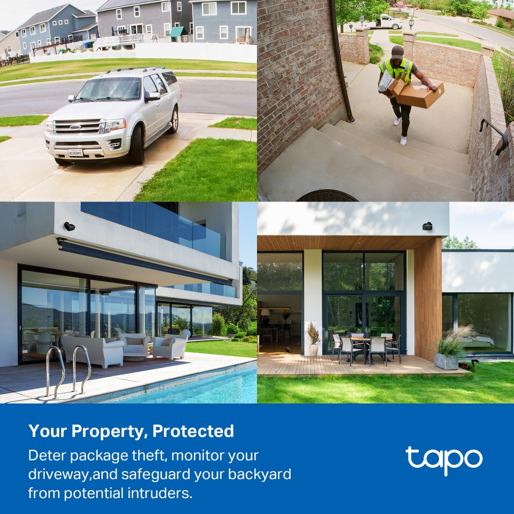 Tapo C401 Smart Wire-Free Outdoor Security Camera – 1080p Battery-Powered Wi-Fi Camera with AI Person Detection, Color Night Vision & Up to 180-Day Battery Life
