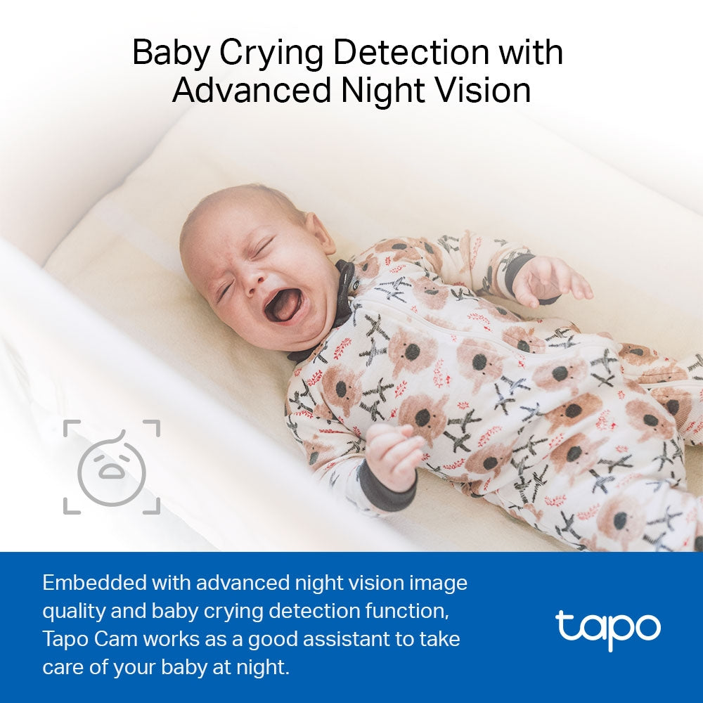 Tapo C100 Home Security Wi-Fi Camera – 1080p Smart Indoor Camera with Motion Detection, Night Vision, Two-Way Audio & Smart Alerts