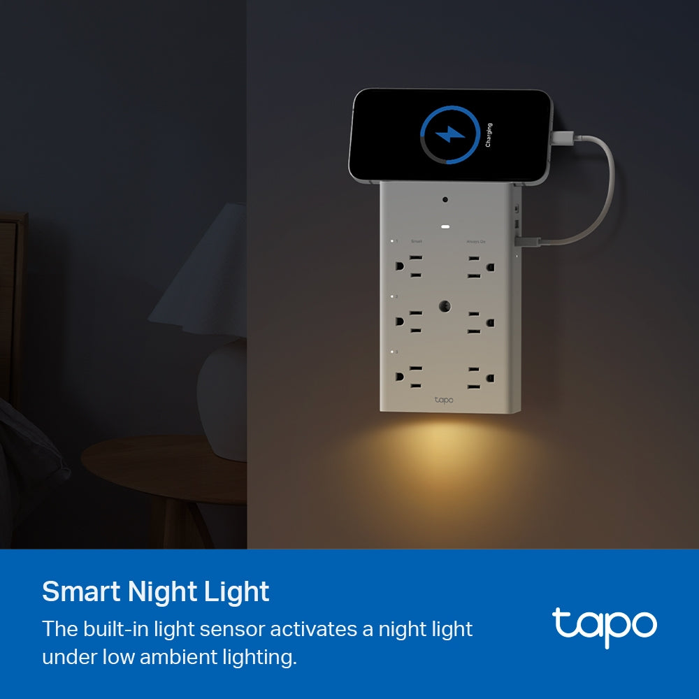 TP-Link Tapo P306 Smart Wi-Fi Outlet Extender – Multi Socket Power Strip with App & Voice Control