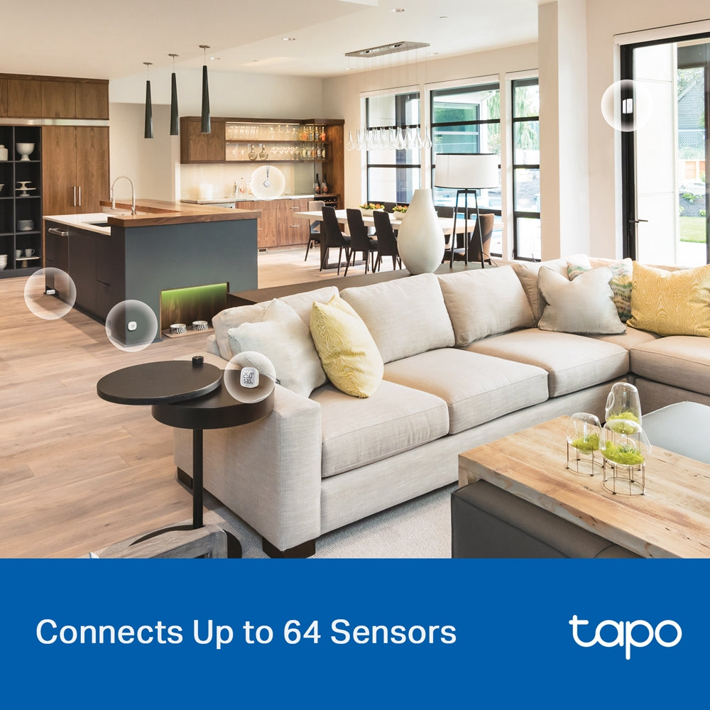 Tapo H100 Smart Hub with Chime – Smart Home Hub for Sensors, Alerts & Doorbell Notifications