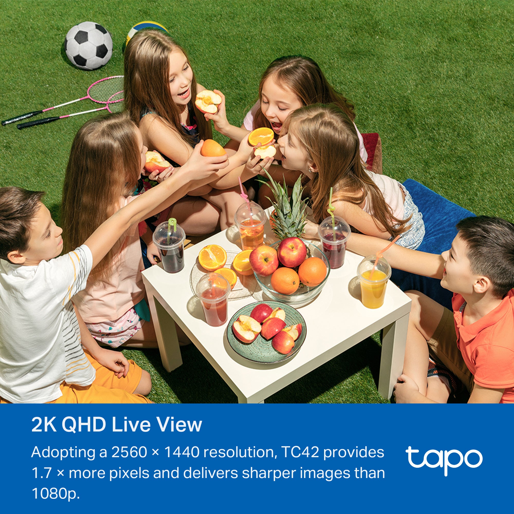Tapo TC42 Outdoor Pan/Tilt Security Wi-Fi Camera – 360° Smart WiFi Surveillance Camera with Motion Tracking & Night Vision