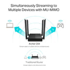 TP-Link Archer C64 AC1200 Wireless MU-MIMO Wi-Fi Router