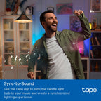 Tapo L430P Smart P45 Multicolor Light Bulb – RGB Wi-Fi LED Bulb with App Control, Voice Assistant & Dimmable Lighting