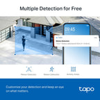 Tapo TC41 Outdoor Pan/Tilt Security WiFi Camera – 360° Smart WiFi Surveillance Camera with Motion Tracking & Night Vision