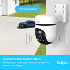 Tapo TC40 Outdoor Pan/Tilt Security Wi-Fi Camera – Smart 1080p Surveillance Camera with 360° View, Motion Tracking & Night Vision