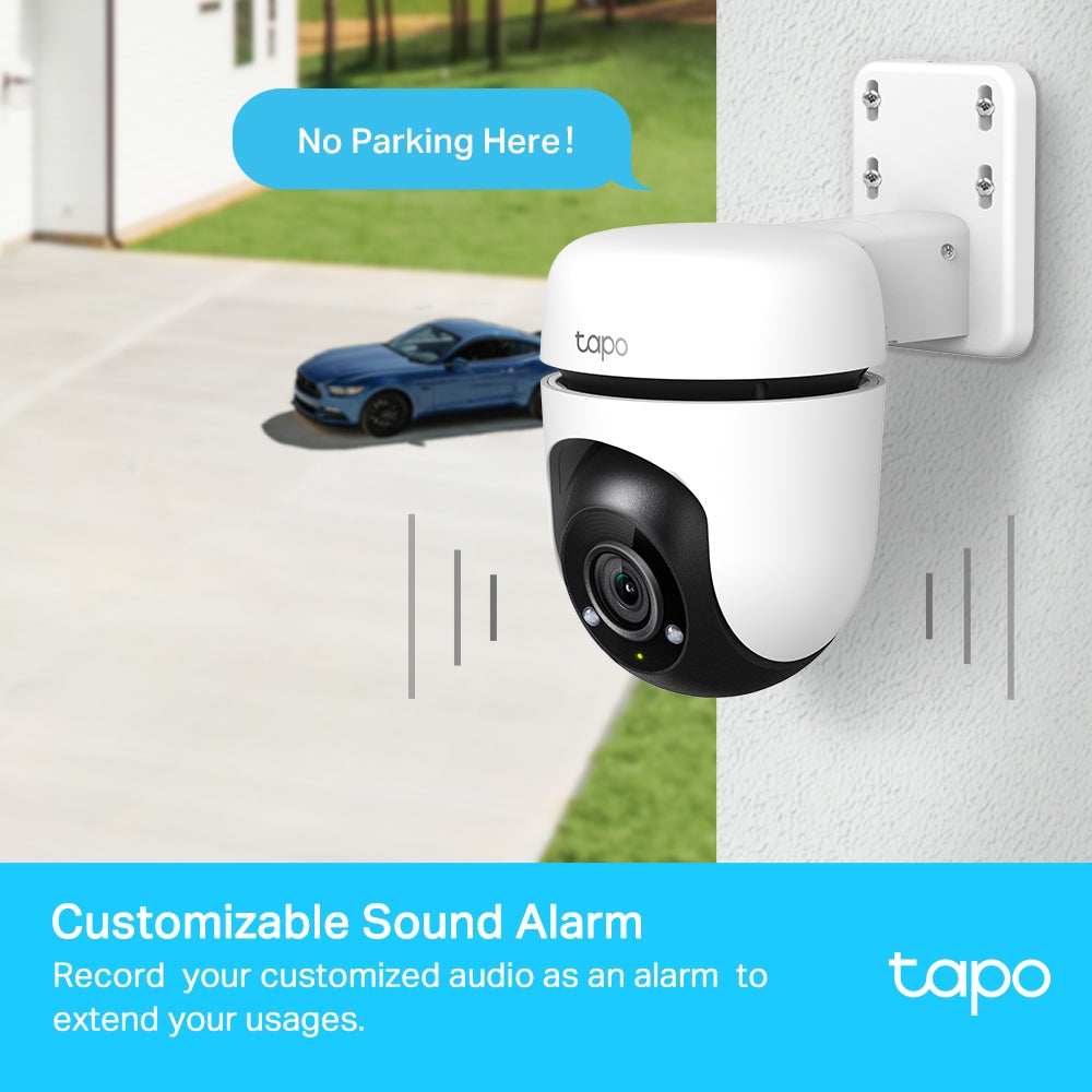 Tapo TC40 Outdoor Pan/Tilt Security Wi-Fi Camera – Smart 1080p Surveillance Camera with 360° View, Motion Tracking & Night Vision