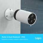 Tapo C420S2 Smart Wire-Free Security Camera System – 2K QHD Battery-Powered Outdoor Cameras with Color Night Vision & Smart AI Detection