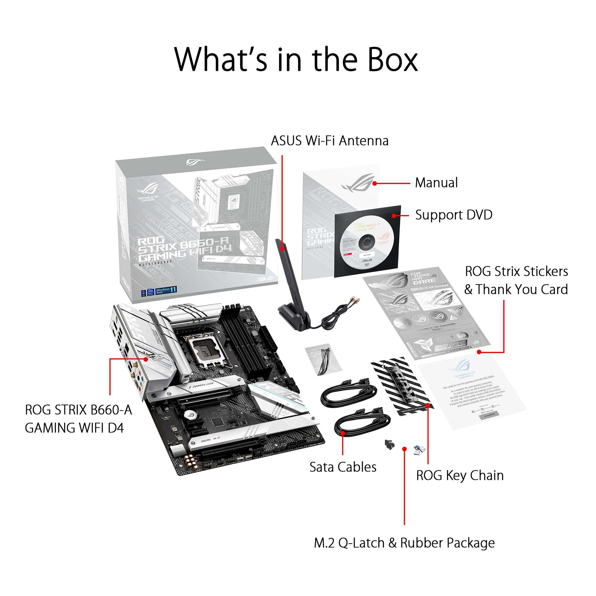 ASUS ROG Strix B660-A Gaming WiFi D4 ATX Motherboard