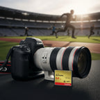 SanDisk Extreme CompactFlash memory card for DSLR photography.

64GB 128GB