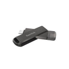 SANDISK® iXpand Flash Drive Luxe – Dual Lightning & USB Type-C Flash Drive for iPhone, iPad, MacBook & Fast Photo Video Backup