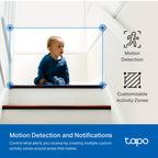 Tapo C222 Pan/Tilt AI Home Security Wi-Fi Camera – 2K 4MP Smart Indoor Camera with 360° Coverage, AI Detection, Motion Tracking & Color Night Vision