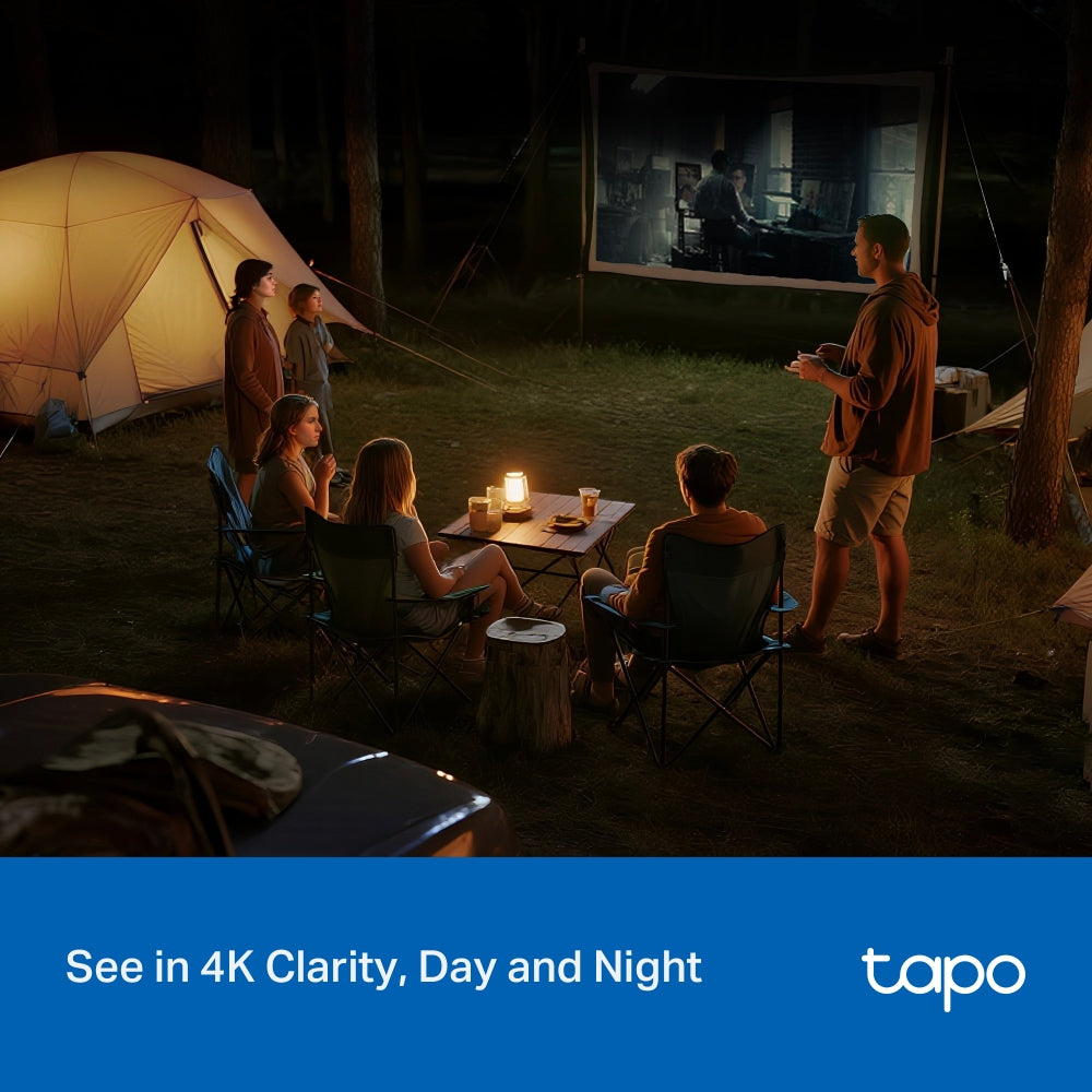 Tapo C665G KIT Solar-Powered Pan/Tilt Security Camera – 4G LTE & Wi-Fi Outdoor Smart Camera with Solar Charging