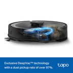 Tapo RV30 Max Plus Robot Vacuum & Mop – 5300Pa Hyper Suction with Smart Auto-Empty Dock