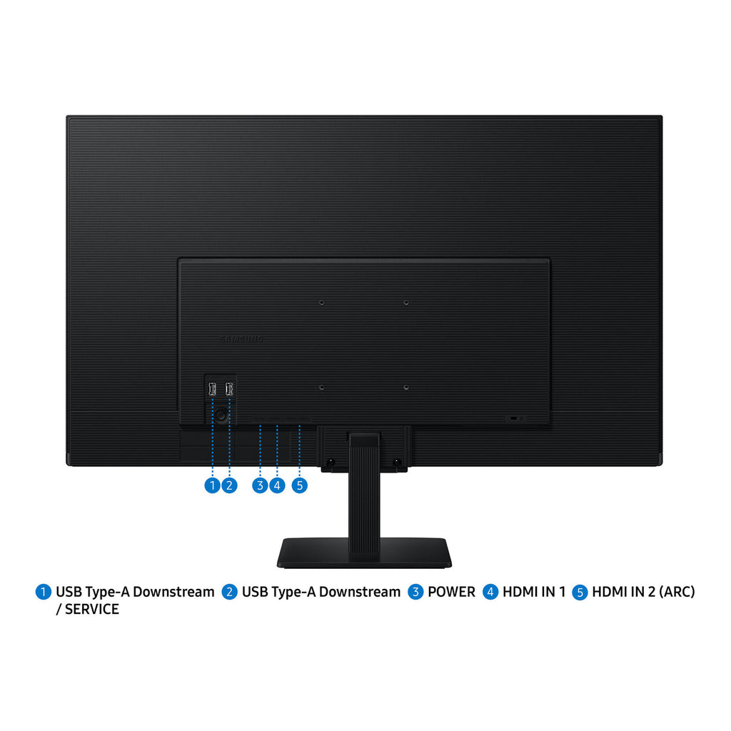 Samsung M5 M50F 27-Inch IPS Full HD Smart Monitor Tizen OS WiFi 5 Bluetooth 5.2 HDR10 Gaming Hub Built-in Speakers Remote Control Display
