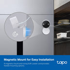 Tapo C120 Indoor/Outdoor Home Security Wi-Fi Camera – 2K QHD Smart Camera with Color Night Vision, AI Detection, IP66 Weatherproof Design & Two-Way Audio