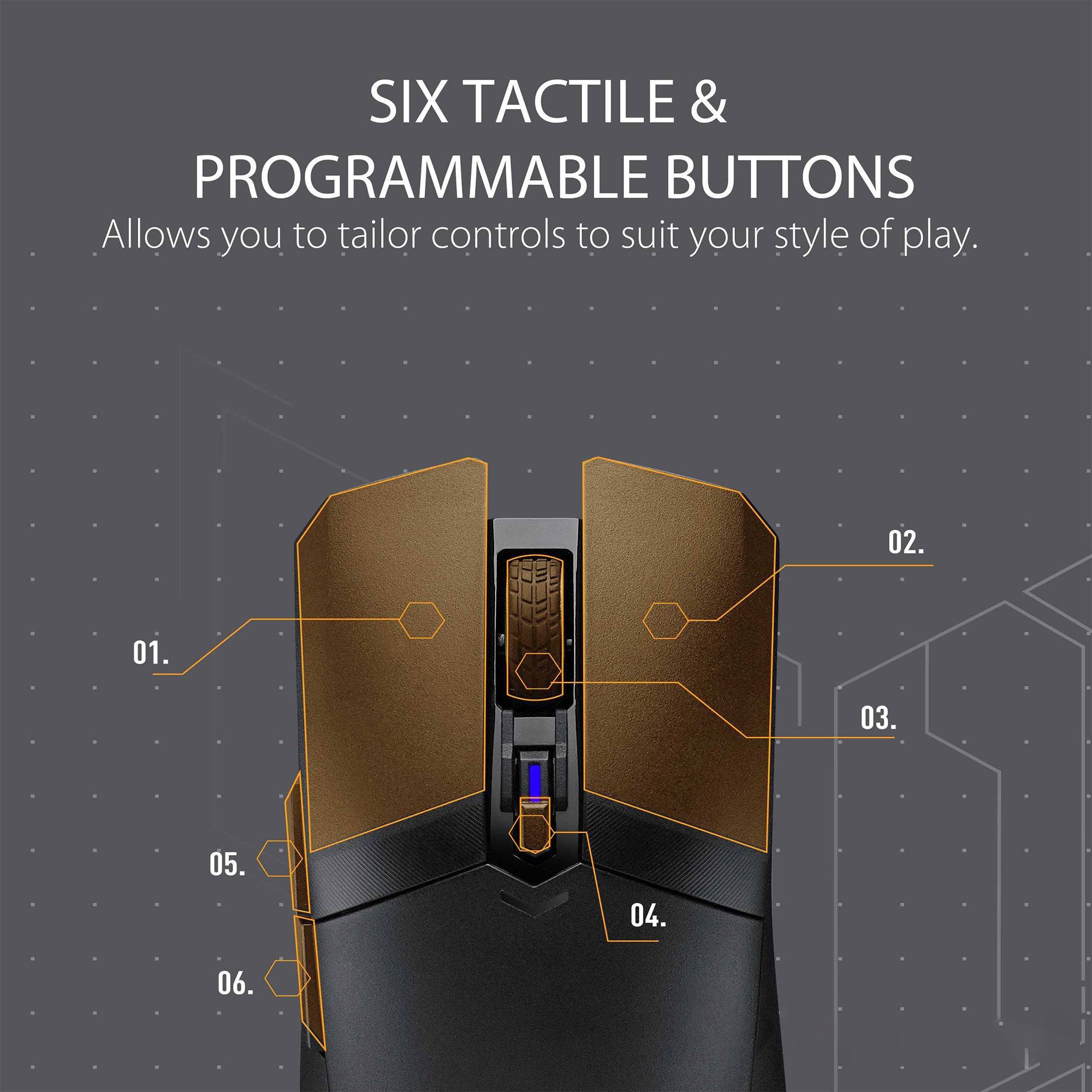 ASUS TUF Gaming M4 Wireless Gaming Mouse