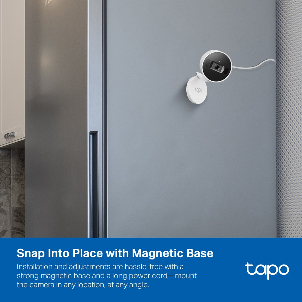 Tapo C125 AI Home Security Wi-Fi Camera – 2K QHD Smart Indoor Camera with 140° Wide View, AI Detection, Privacy Shutter & Color Night Vision