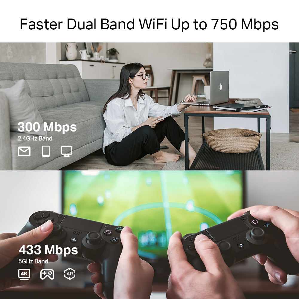 TP-Link RE215 AC750 Mesh Wi-Fi Range Extender
