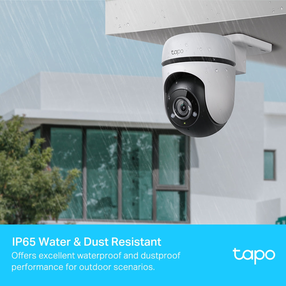 Tapo TC40 Outdoor Pan/Tilt Security Wi-Fi Camera – Smart 1080p Surveillance Camera with 360° View, Motion Tracking & Night Vision
