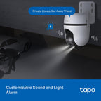 Tapo C520WS Outdoor Pan/Tilt Security Wi-Fi Camera – 2K QHD Smart Camera with 360° Coverage, Starlight Color Night Vision & AI Detection