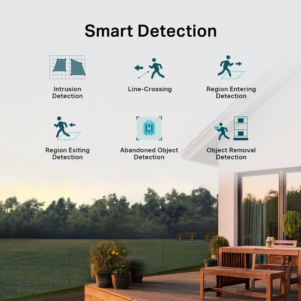 TP-Link VIGI C540V VIGI 4MP Outdoor Full-Color Dual-Lens Varifocal Pan Tilt Network Camera