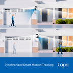 Tapo C545D Outdoor Dual-Lens Pan/Tilt Security Camera – 2K Smart Wi-Fi Camera with AI Tracking & Dual View Monitoring