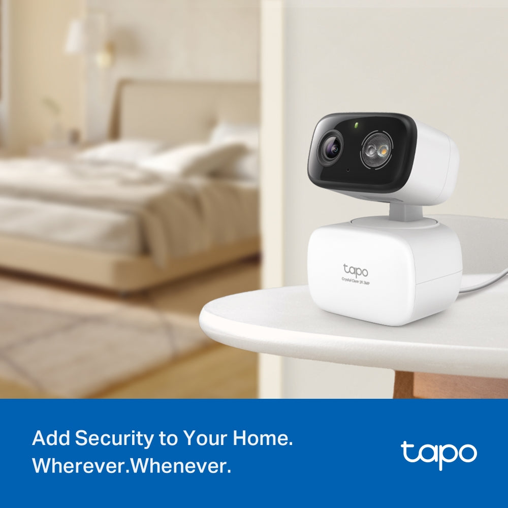 Tapo C216 Indoor/Outdoor Home Security Wi-Fi Camera – 2K 3MP Smart Pan/Tilt Camera with AI Detection, Color Night Vision, 360° Coverage & IP65 Weatherproof Design
