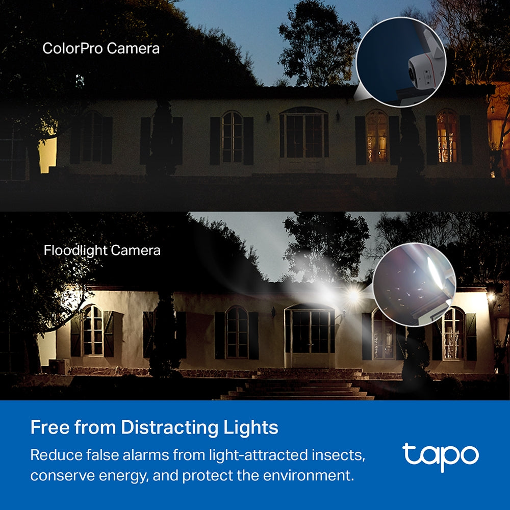 Tapo C325WB Outdoor Security Wi-Fi Camera – 2K QHD Smart Camera with ColorPro Night Vision, AI Detection & IP66 Weatherproof Design