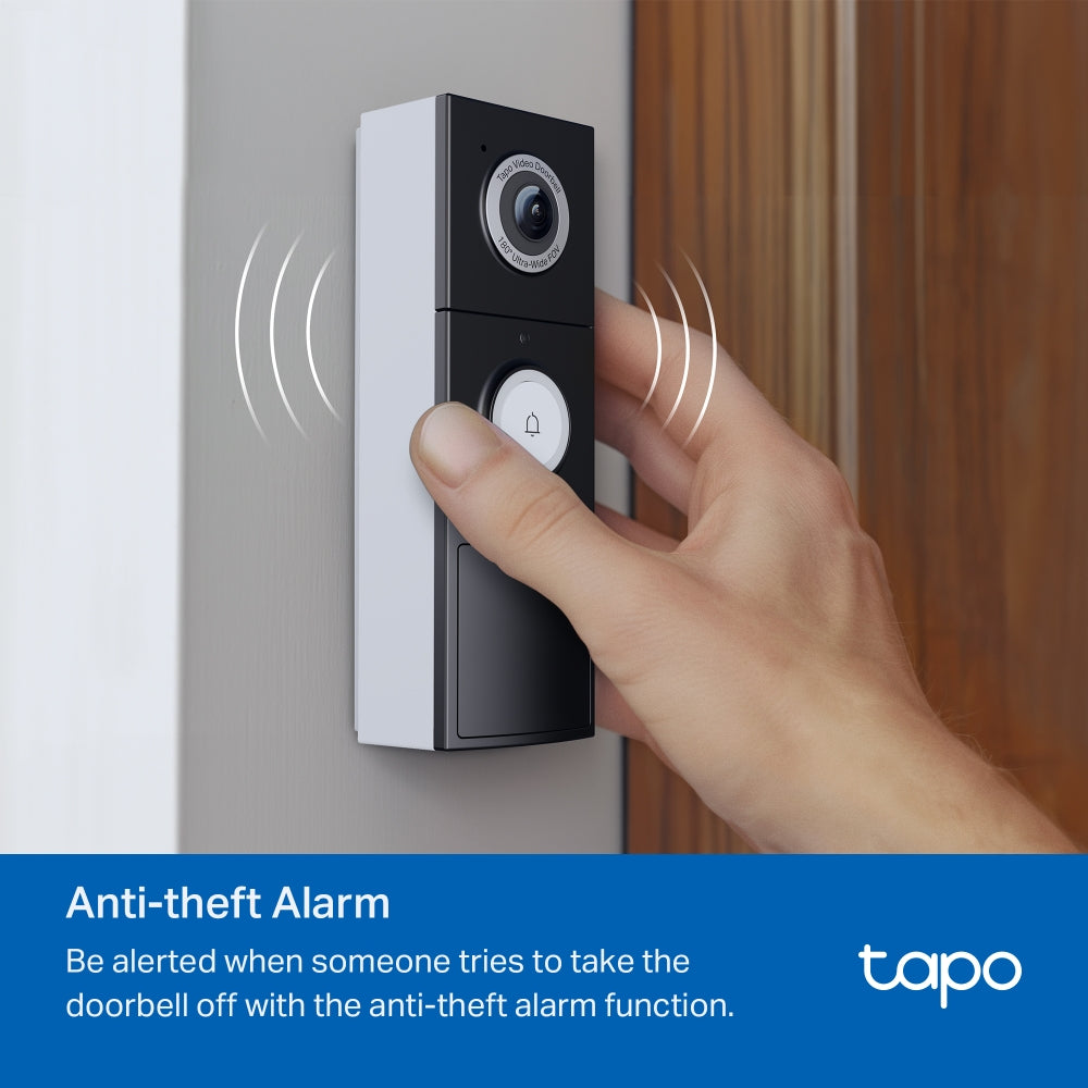 Tapo D235 Video Doorbell Camera – Smart Wi-Fi Doorbell with 2K Video, Motion Detection & App Alerts