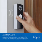 Tapo D235 Video Doorbell Camera – Smart Wi-Fi Doorbell with 2K Video, Motion Detection & App Alerts