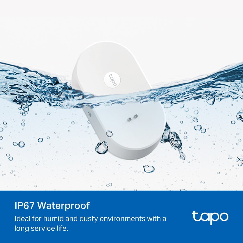 Tapo T300 Smart Water Leak Sensor – Wi-Fi Water Leak Detector with 90dB Alarm, Instant App Alerts & IP67 Waterproof Protection