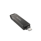SANDISK® iXpand Flash Drive Luxe – Dual Lightning & USB Type-C Flash Drive for iPhone, iPad, MacBook & Fast Photo Video Backup