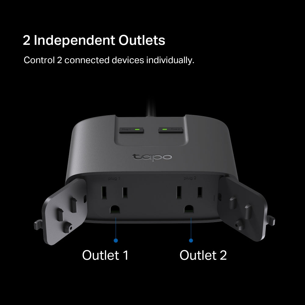 Tapo P400M Smart WiFi Outdoor Plug – Waterproof Smart Power Outlet with App & Voice Control
